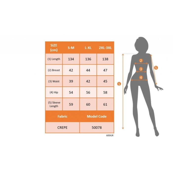 Lucky Life Kadın Uzun Kollu Kruvaze Yaka Yandan Bağlamalı Krep Tam Boy Elbise