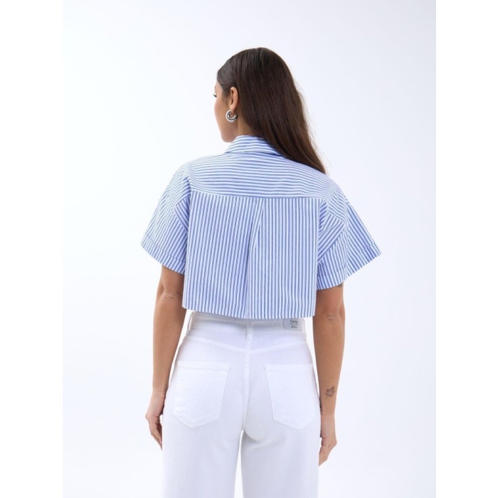 6882 BLUZ-WASHİNGTON ÇİZGİLİ