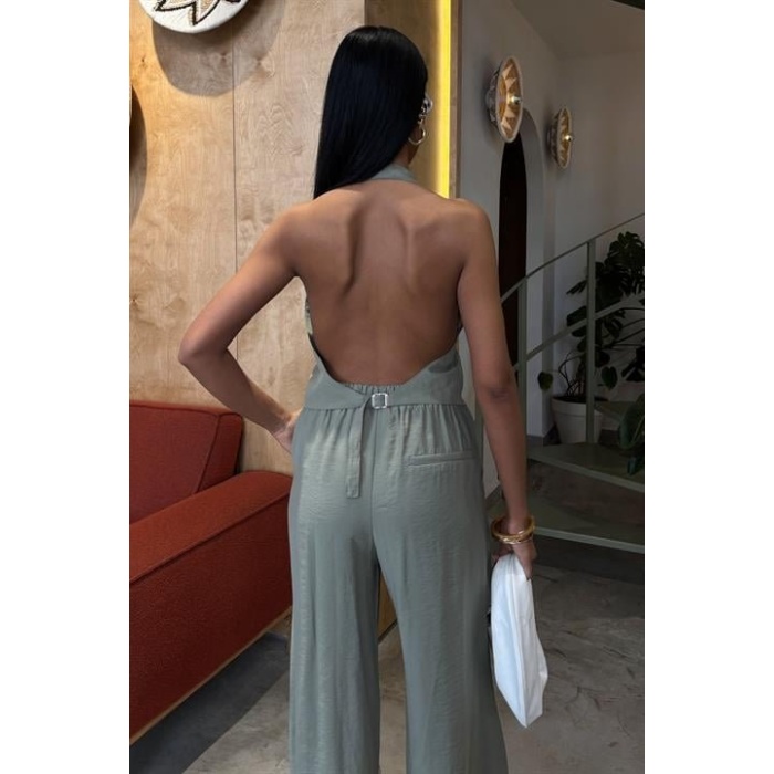 Lucky Life Kadın Halter Yaka Yelekli Modal Takım 