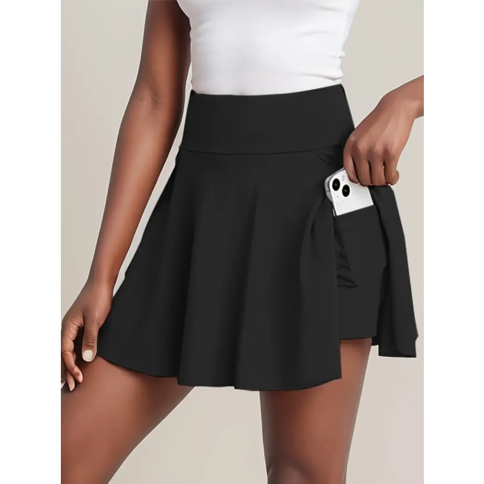 Lucky Life Kadın Yüksek Bel Cepli Sandy Short Etek