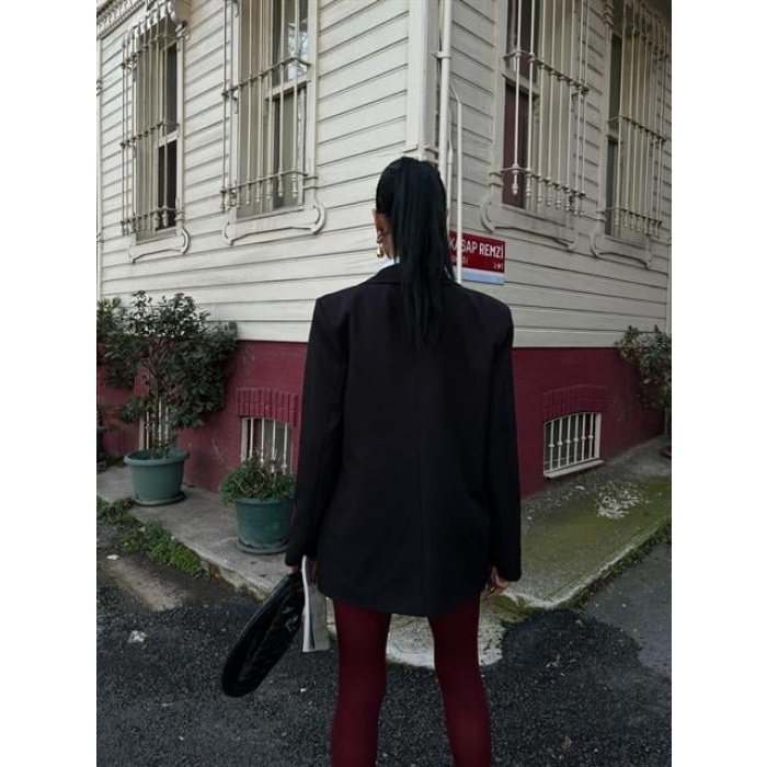 Lucky Life Kadın Premium Kumaş Blazer Ceket 