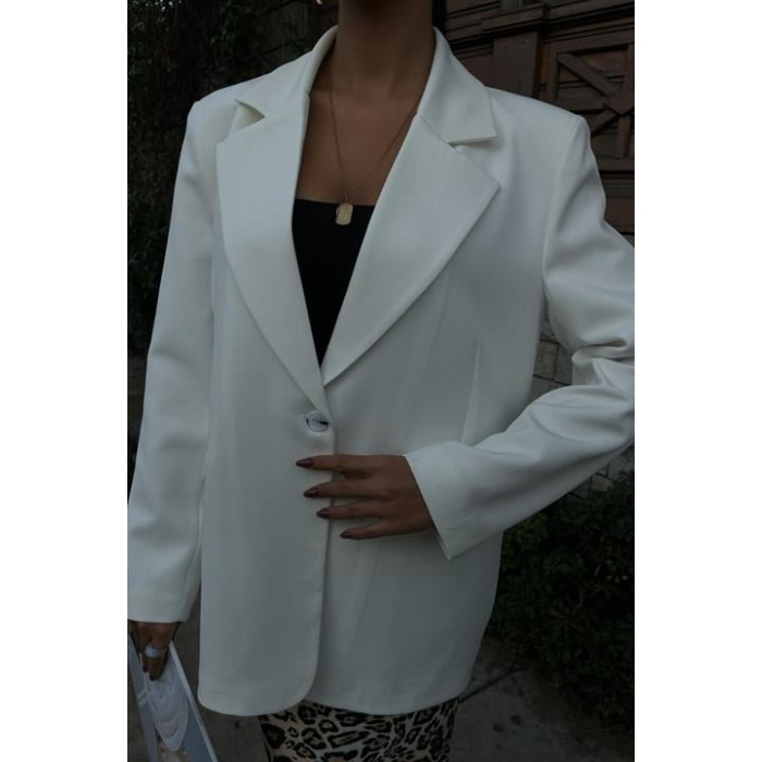 Lucky Life Kadın Premium Kumaş Blazer Ceket 