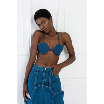 Yuvarlak Mavi Kot Balette