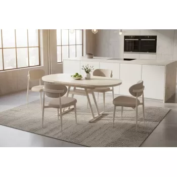 Venüs Sandalye Afyon Mutfak Masası Takımı - 80x140 cm