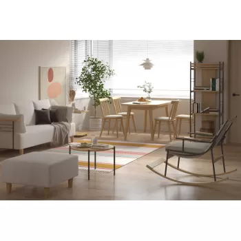 Soma Sandalye Aras Mutfak Masası Takımı - 80x140 cm