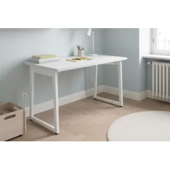 Biga Sabit Mdf Metal Ayak Çalışma Ofis Masası - 60x120 cm