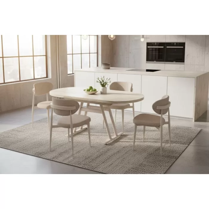 Venüs Sandalye Afyon Mutfak Masası Takımı - 80x140 cm