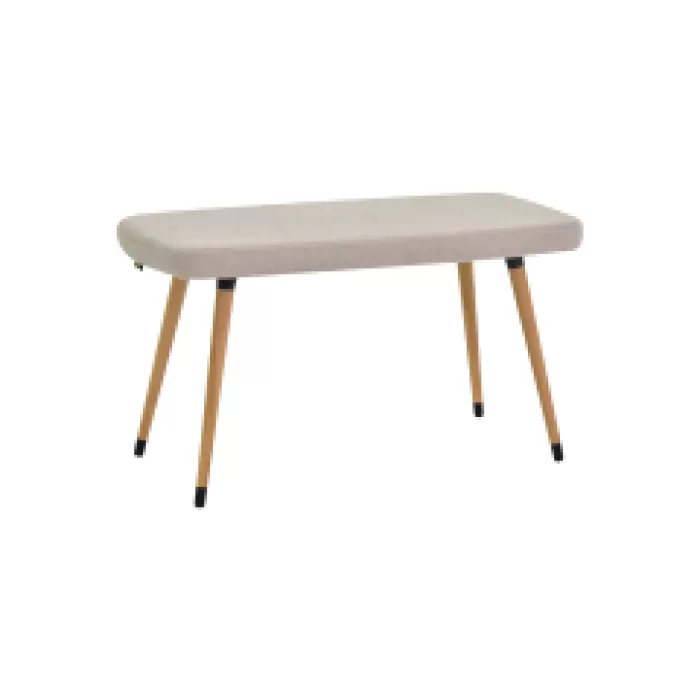 Dino Ahşap Ayak Bej Teddy Mutfak Masası Bankı
