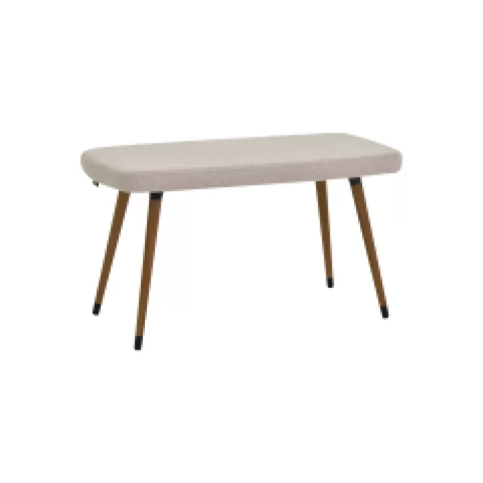 Dino Ahşap Ayak Bej Teddy Mutfak Masası Bankı