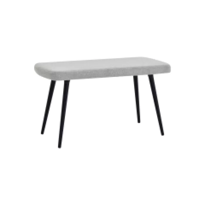 Dino Ahşap Ayak Açık Gri Teddy Mutfak Masası Bankı