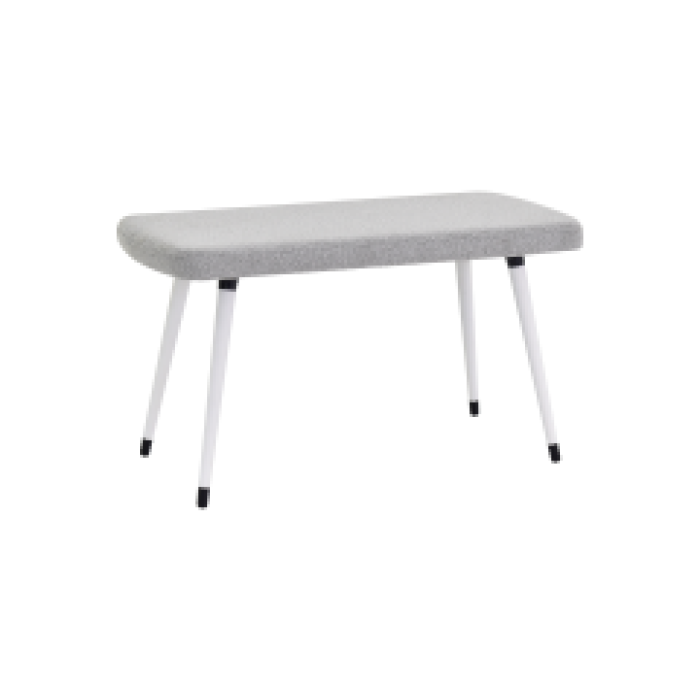 Dino Ahşap Ayak Açık Gri Teddy Mutfak Masası Bankı