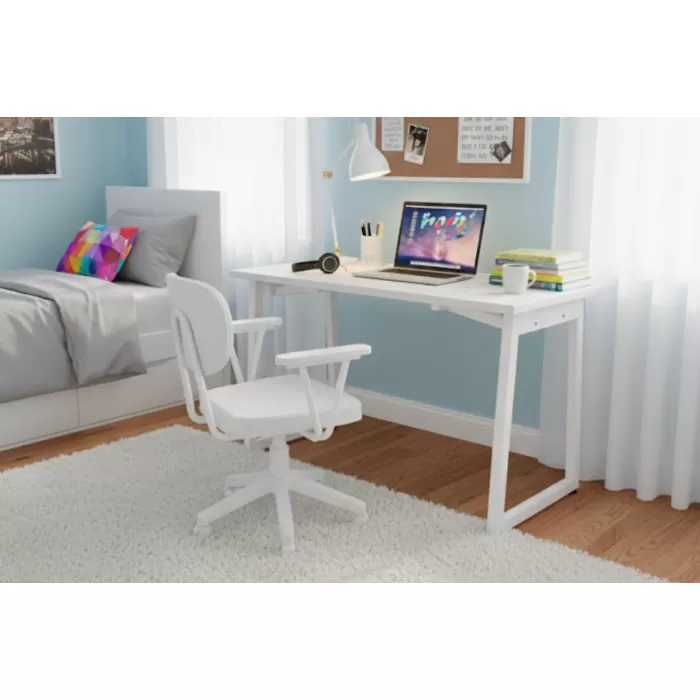 Biga Çalışma Ofis Masası ve Deniz Çalışma Ofis Sandalyesi Set - 60x120 cm