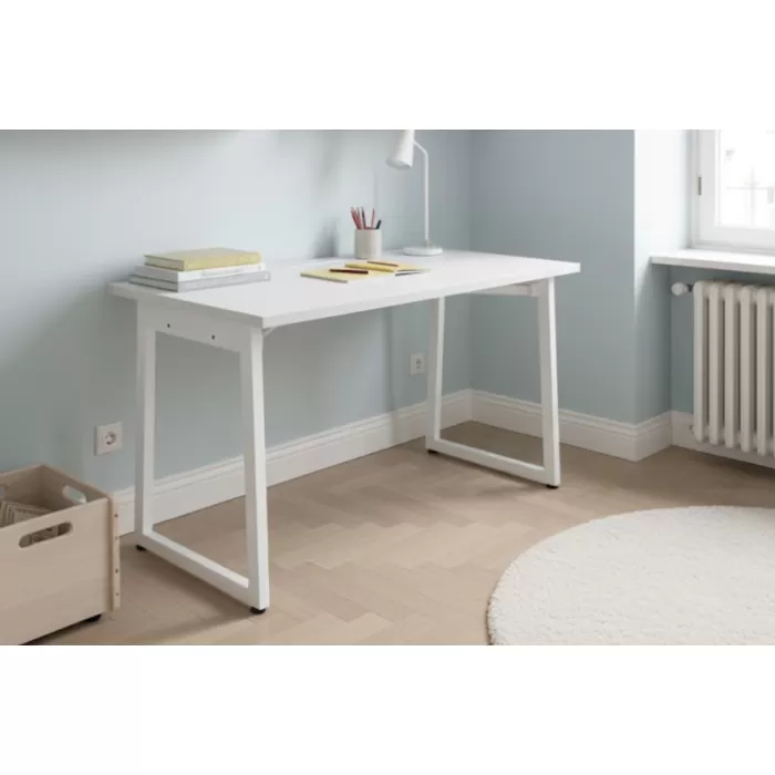 Biga Sabit Mdf Metal Ayak Çalışma Ofis Masası - 60x120 cm