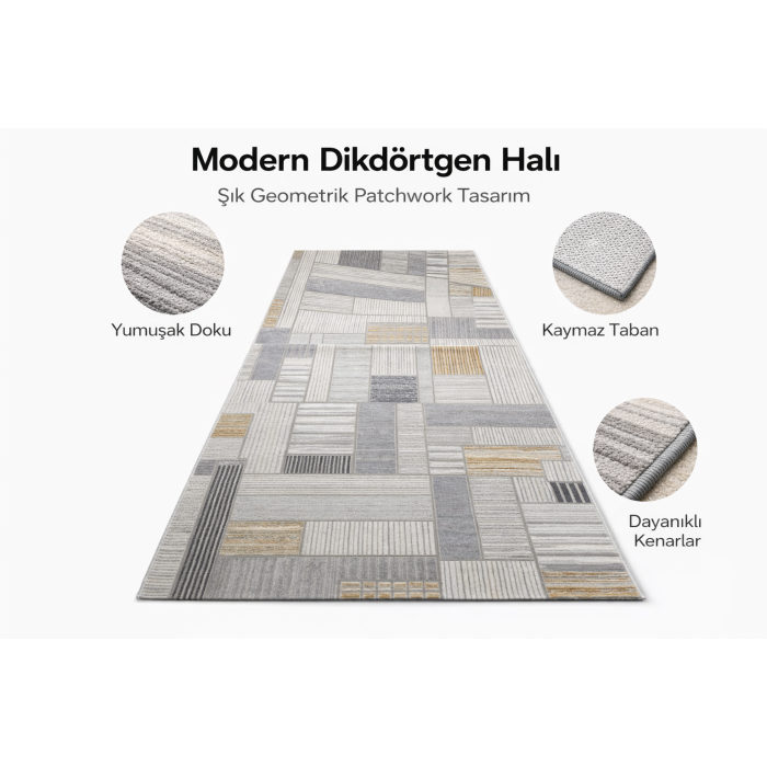 Halı Motifli Yolluk Kesmelik 100x250