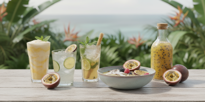 Tropik Serinlik: Çarkıfelek Meyvesiyle Yapabileceğin 5 Ferahlatıcı İçecek