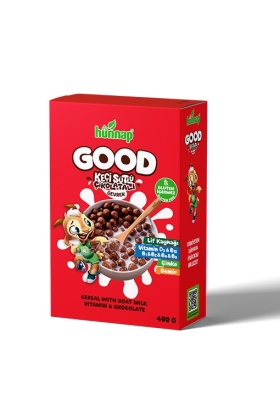 Keçi Sütlü Çikolata ve Vitamin Tahıllı Glutensiz Gevrek 400 Gr