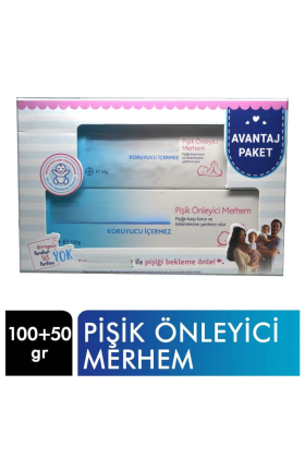 Pişik Kremi Avantaj Paketi 100 Gr + 50 Gr