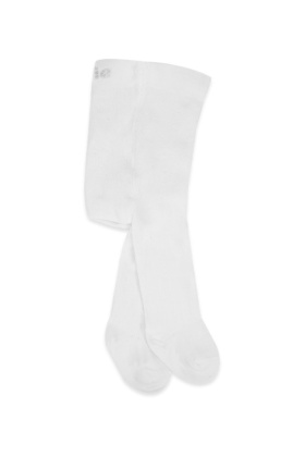Tekli Düz Külotlu Çorap 50104 Beyaz