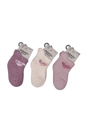 Arçin Havlu Kız Bebek Soket Çorap K45901 (ADET FİYATIDIR)