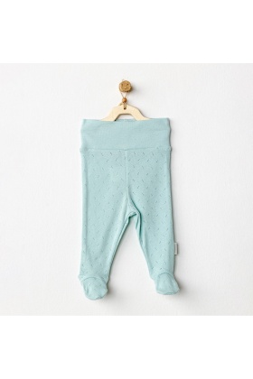 AC24706 Jacquard Patikli Bebek Pantolon Green