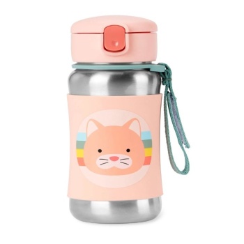 Zoo Pipetli Paslanmaz Çelik Suluk 350 ml Kedi