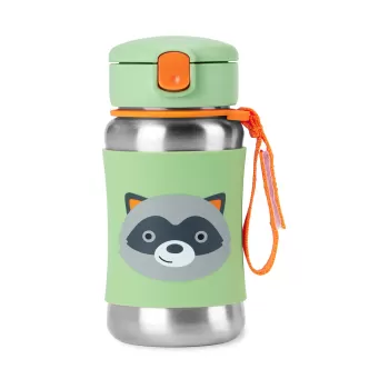 Zoo Pipetli Paslanmaz Çelik Suluk 350 ml Rakun