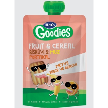 Goodies Muz Portakal Bisküvi Havuç 100 Gr