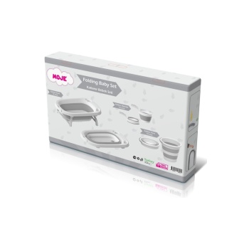 Katlanır Küvet Seti Gri