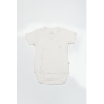 Organik Natural Basic Style Kruvaze Yarım Kol Body BS17101 Ekru