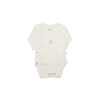 Organic Modal Flying Balloons Kruvaze Uzun Kol Body BS17121 Ekru