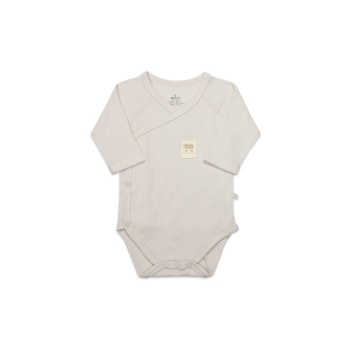 Organic Modal Flying Balloons Kruvaze Uzun Kol Body BS17121 Bej