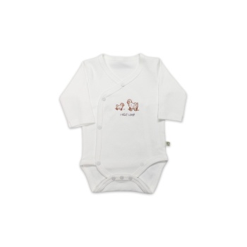 Curly Lamb Uzun Kol Kravuze Body 17111 Bej Mavi Ekru