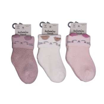  Mikaya Kız Bebek Havlu Soket Çorap K45913 (ADET FİYATIDIR)