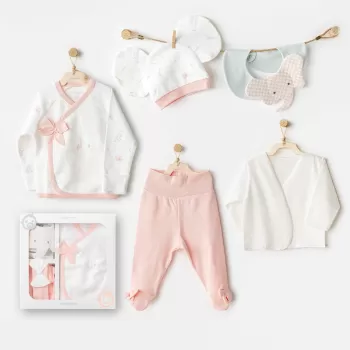 AC25500 Love Family 5Li Hastane Çıkış Seti Ekru