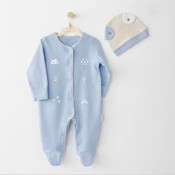 AC26072 Hat Set Rainbow Tulum Takım Blue