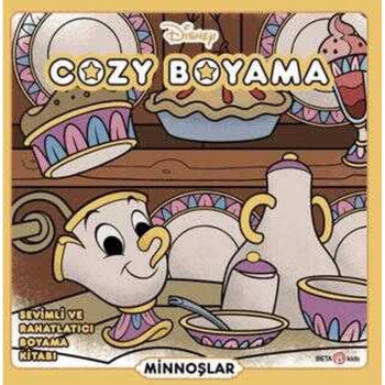 Cozy Sevimli ve Rahatlatıcı Boyama Kitabı Minnoşlar