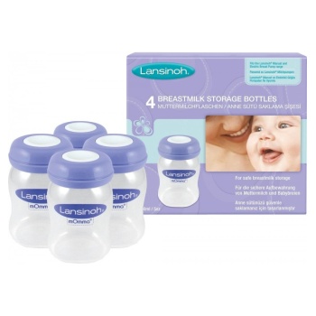 Anne Sütü Saklama Kabı 4Lü