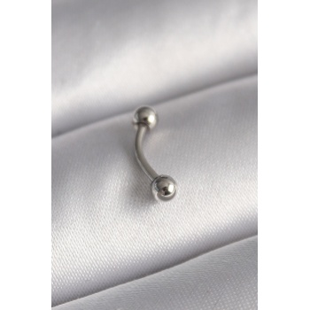 316L Çelik Gümüş Renk Topçuk Model Piercing