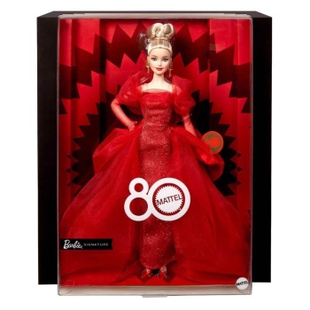 JBJ17 Mattel 80. Yıl Dönümü Koleksiyon Bebek - Sarışın