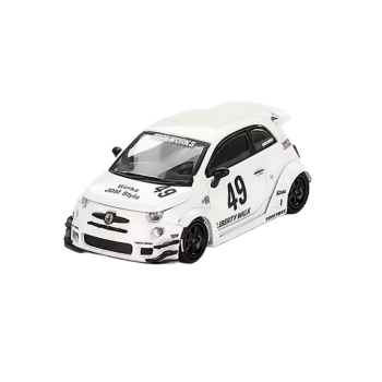 1/64 LB-WORKS x Abas Works ABARTH 595 Gara White - Blister Paket