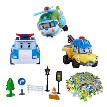 Robocar Poli Gogo City Series Oyun Seti