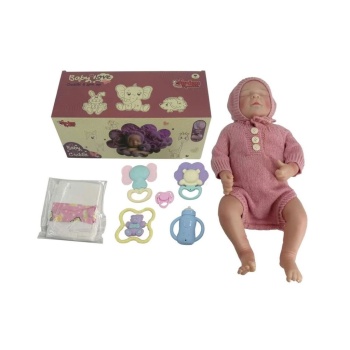 NessiWorld KNG-902-2A KUT 43 CM GERÇEKÇİ BEBEK