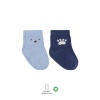 2Li Bear Penye Soket Çorap 10116 Mavi