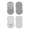 2Li Babet Cute Face Penye Çorap 30103 Gri Beyaz