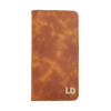 İsme Özel Dikey Uzun Cüzdan - %100 Rainbow Deri - A010007 - Camel