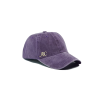 İsme Özel Yıkamalı Kep Şapka - AB01010 - Mor