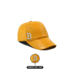 İsme Özel Kep Şapka - %100 Deri - AB01012 - Sarı