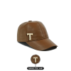 İsme Özel Kep Şapka - %100 Deri - AB01012 - Camel