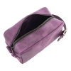 İsme Özel Dopp Kit Kişisel Bakım ve Seyahat Çantası - %100 Rainbow Deri - AC14004 - Mor