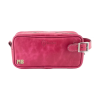 İsme Özel Dopp Kit Kişisel Bakım ve Seyahat Çantası - %100 Rainbow Deri - AC14004 - Fuşya